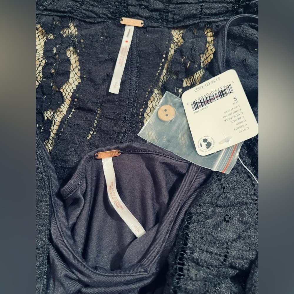 NWT Free People Shayla Lace Mini Dress - Picture 14 of 15